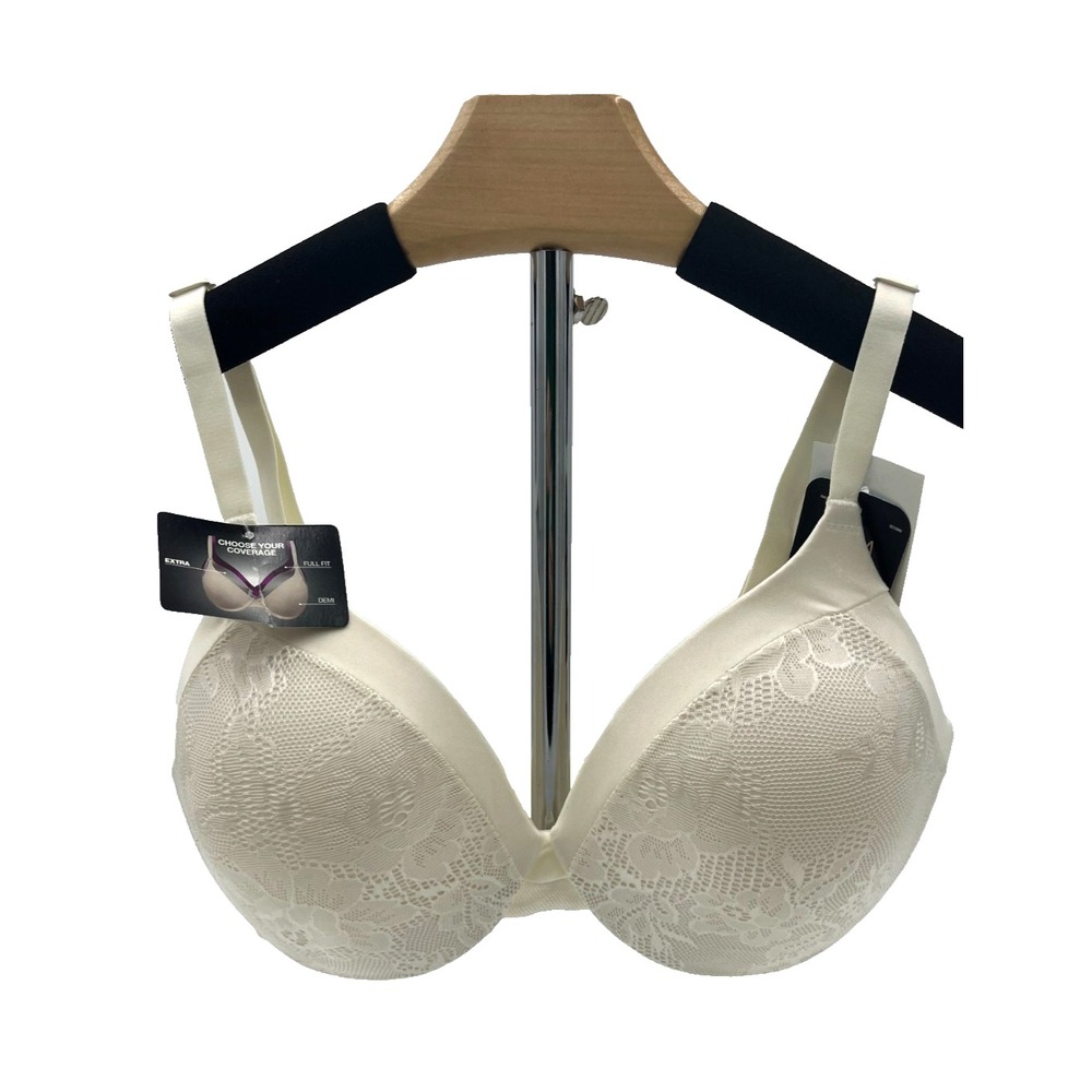 Maidenform Comfort‎ Devotion T-Shirt Bra 09437 Size 38DD White IK